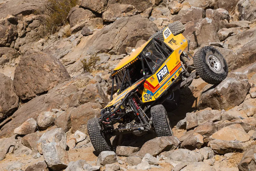 FR8 Factory Ultra4 racer at King of the Hammers 2025 on Boulder Hill