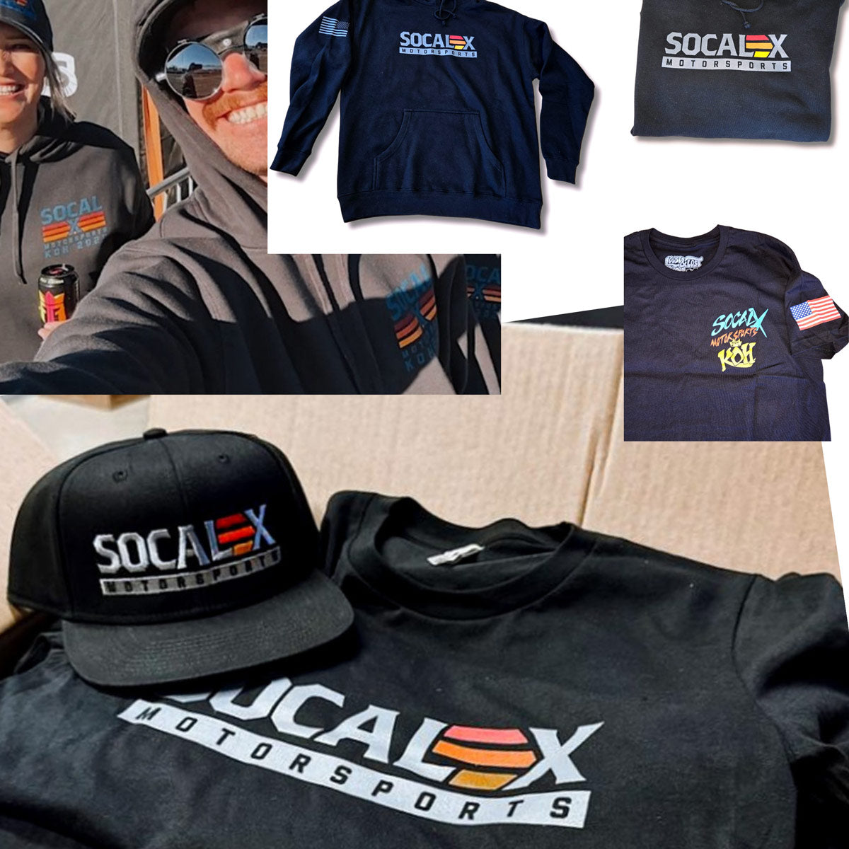 Featured Best Seller Socalx Motorsports off road racing swag trucker hats, beanies, hoodies, t-shirts and more!