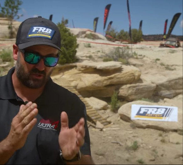 AreaBFE Beatdown racer sponsored by FR8 Factory in Moab Utah describing the race