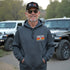 blue petrol hoodie sweatshirt also shown Black Socalx logo hat
