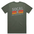 Men's Cypress Green T-Shirt w Socalx Logo back