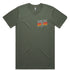 Men's Cypress Green T-Shirt w Socalx Logo back front