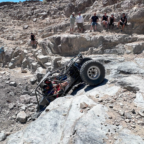 King of the Hammers Rookie Program boulder climb demonstration