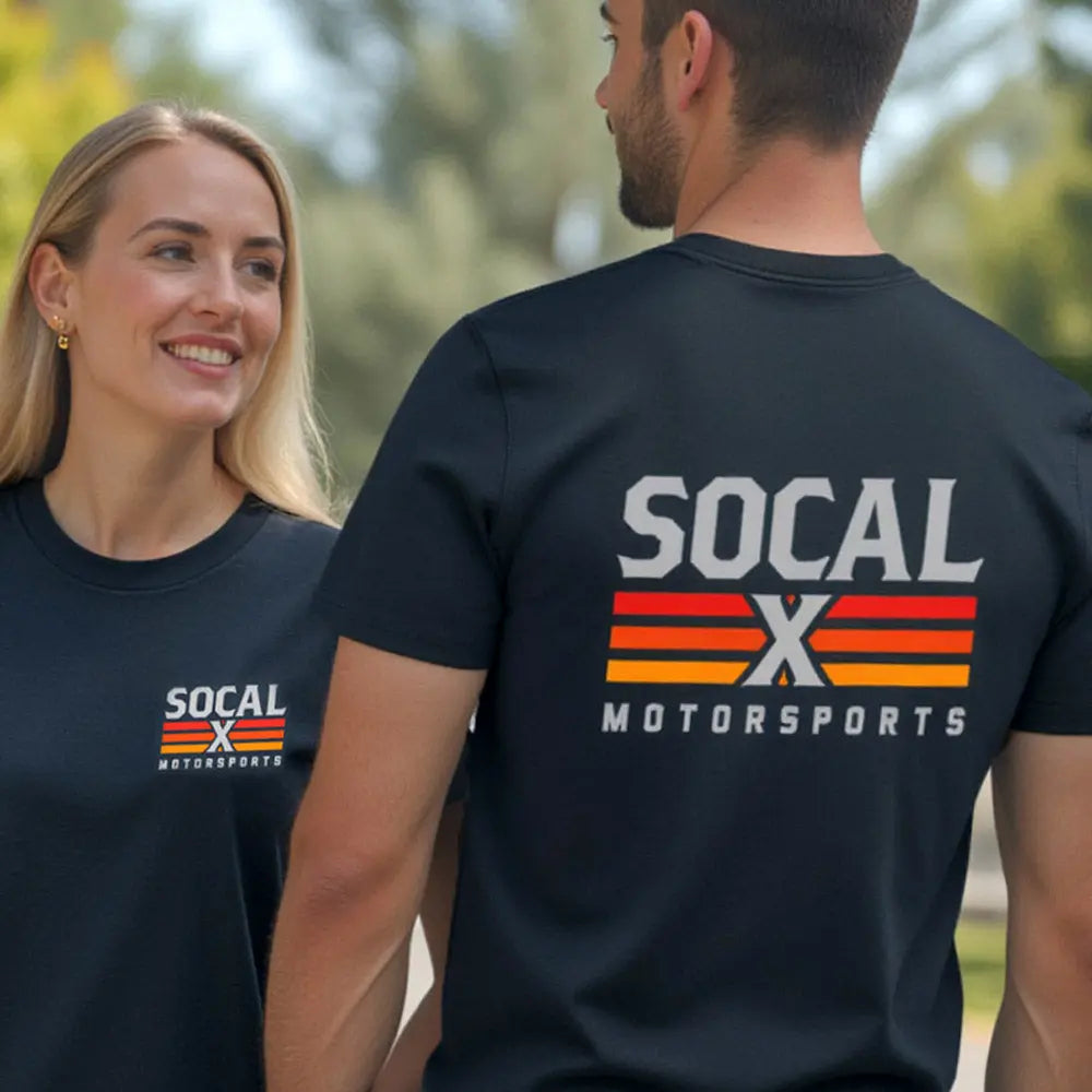 Men's Black T-Shirt w Socalx Logo back