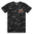 Men's Black & Grey Camo T-Shirt w Socalx Motorsports Logo