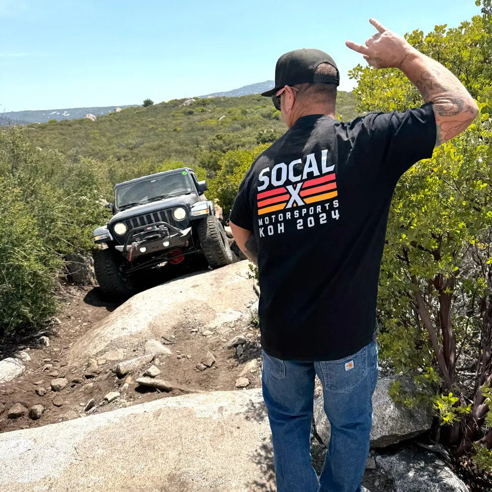 Men's Black T-Shirt w Socalx KOH2024 Logo