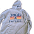 Light Grey Hoodie with Socalx Motorsports & King of the Hammers 2024 Logo