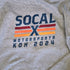 Light Grey Hoodie with Socalx Motorsports & King of the Hammers 2024 Logo