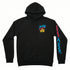 Men's Black Hoodie w Nick Sawyers Artwork KOH 2024 front