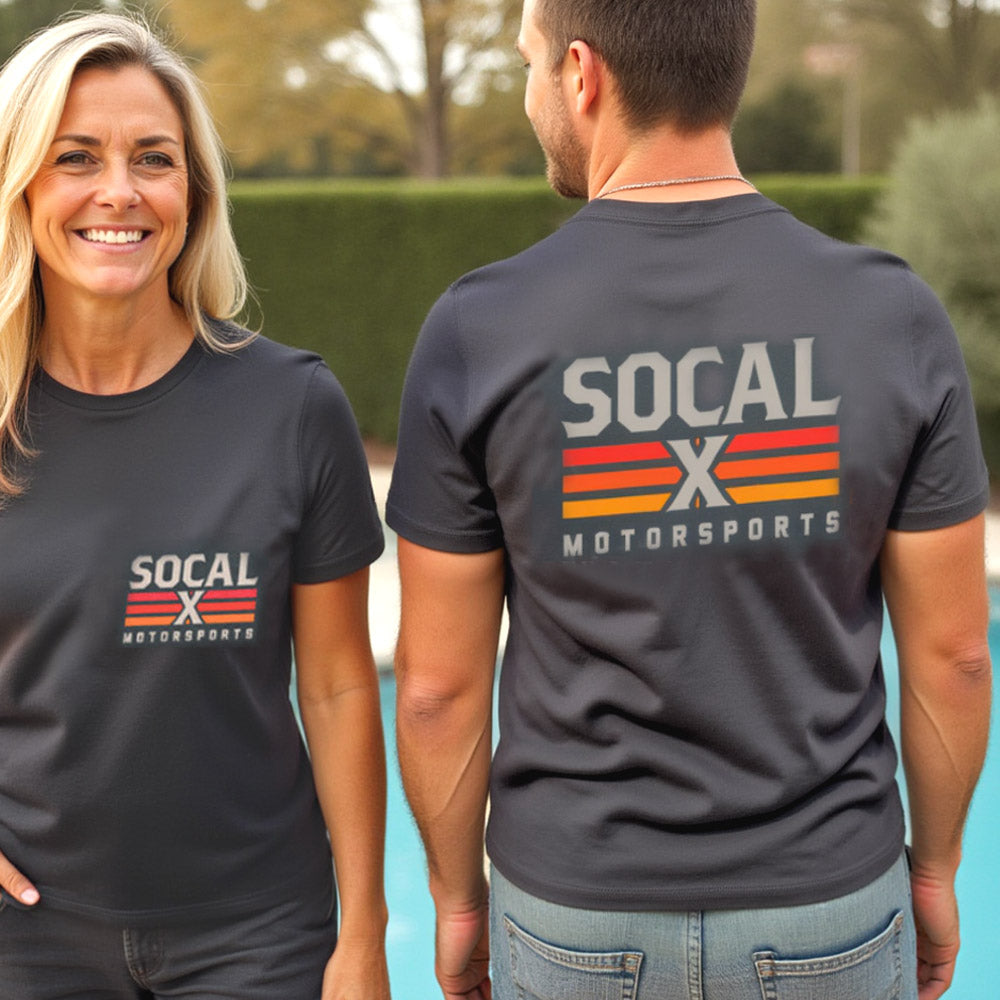 Men's Petrol Blue T-Shirt w Socalx Logos