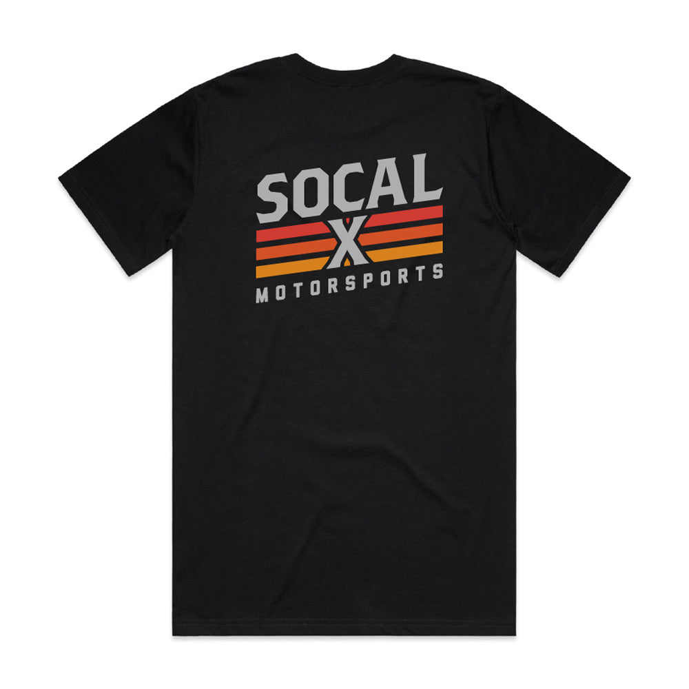 Men's Black T-Shirt w Socalx Logo back
