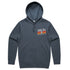 Petrol Blue Hoodie with Socalx Motorsports Logo
