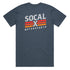 Men's Petrol Blue T-Shirt w Socalx Logo back logo