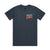 Men's Petrol Blue T-Shirt w Socalx Logos front